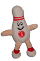 Bowling figura, 25 cm, plüss képe